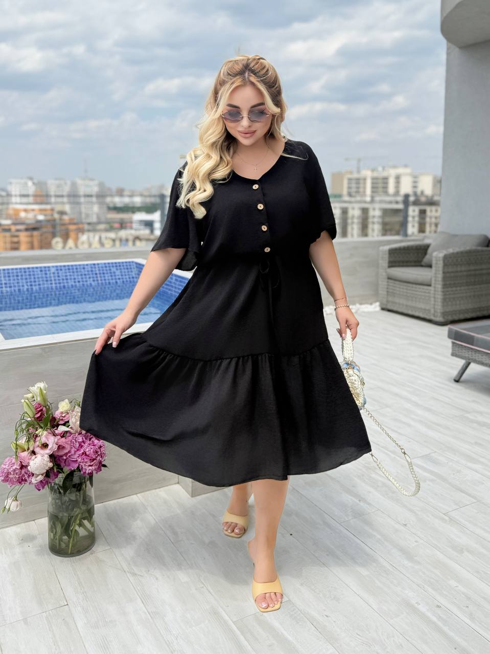 Sukienka damska plus size 070