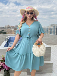 Sukienka damska plus size 070