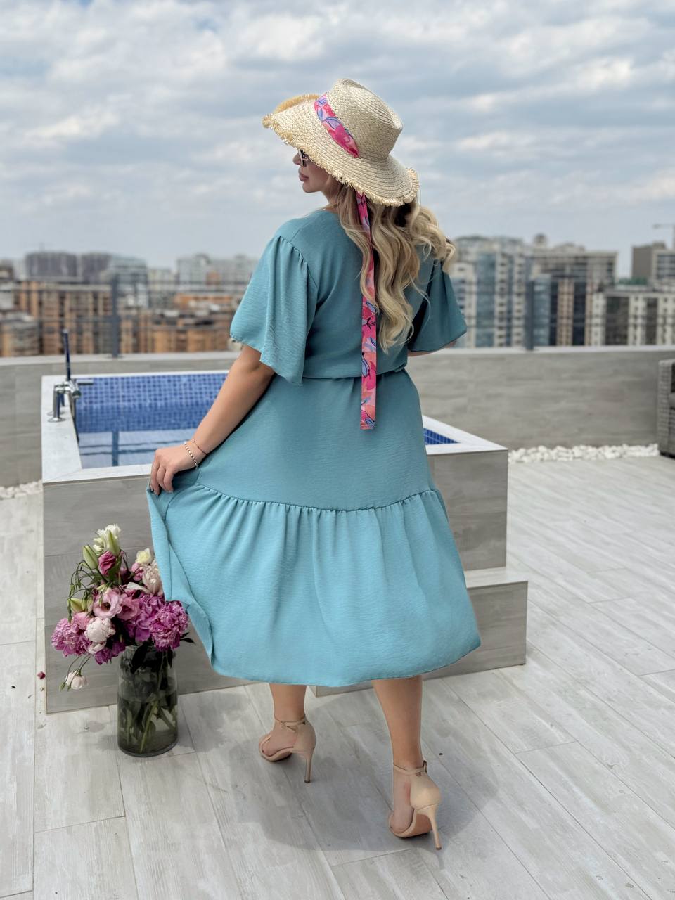 Sukienka damska plus size 070