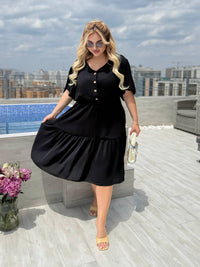 Sukienka damska plus size 070