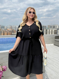 Sukienka damska plus size 070