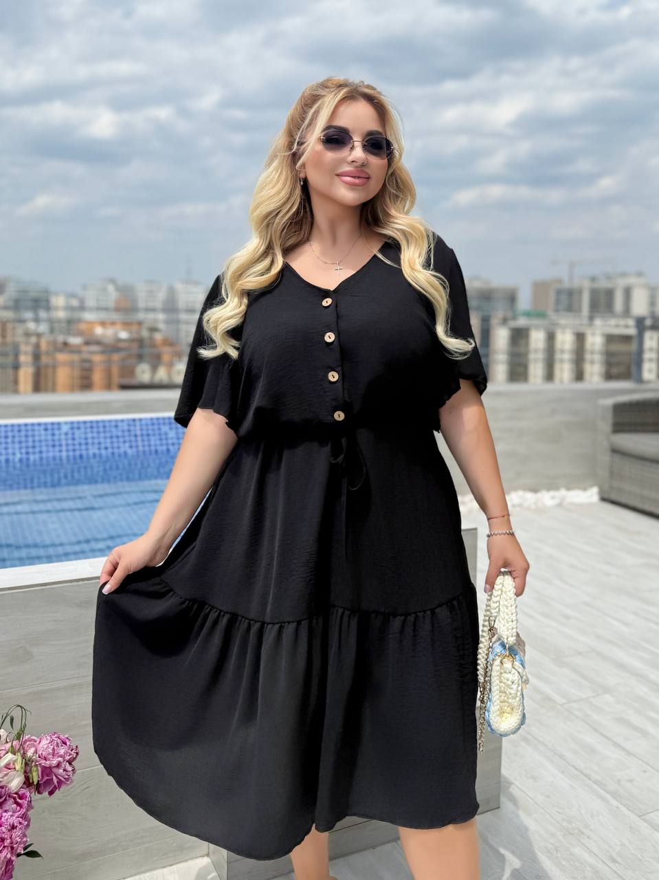 Sukienka damska plus size 070