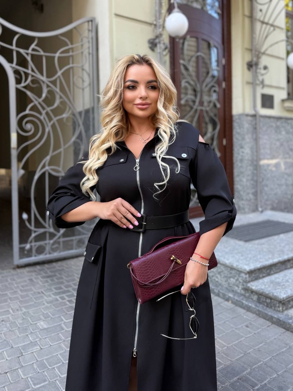 Sukienka damska plus size 2202