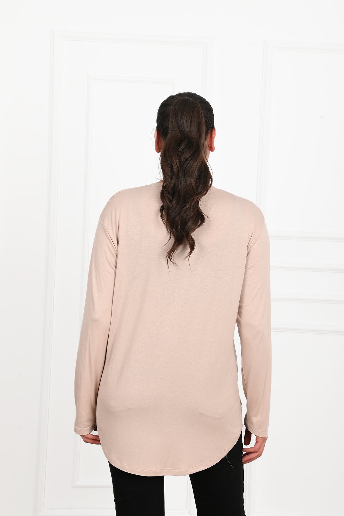 Bluzka damska plus size z zamkiem 1387-23