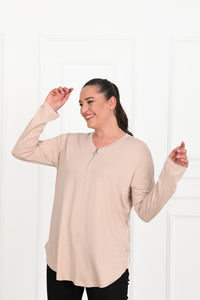 Bluzka damska plus size z zamkiem 1387-23