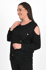 Bluza dama marimi mari cu imprimeu 1390-23