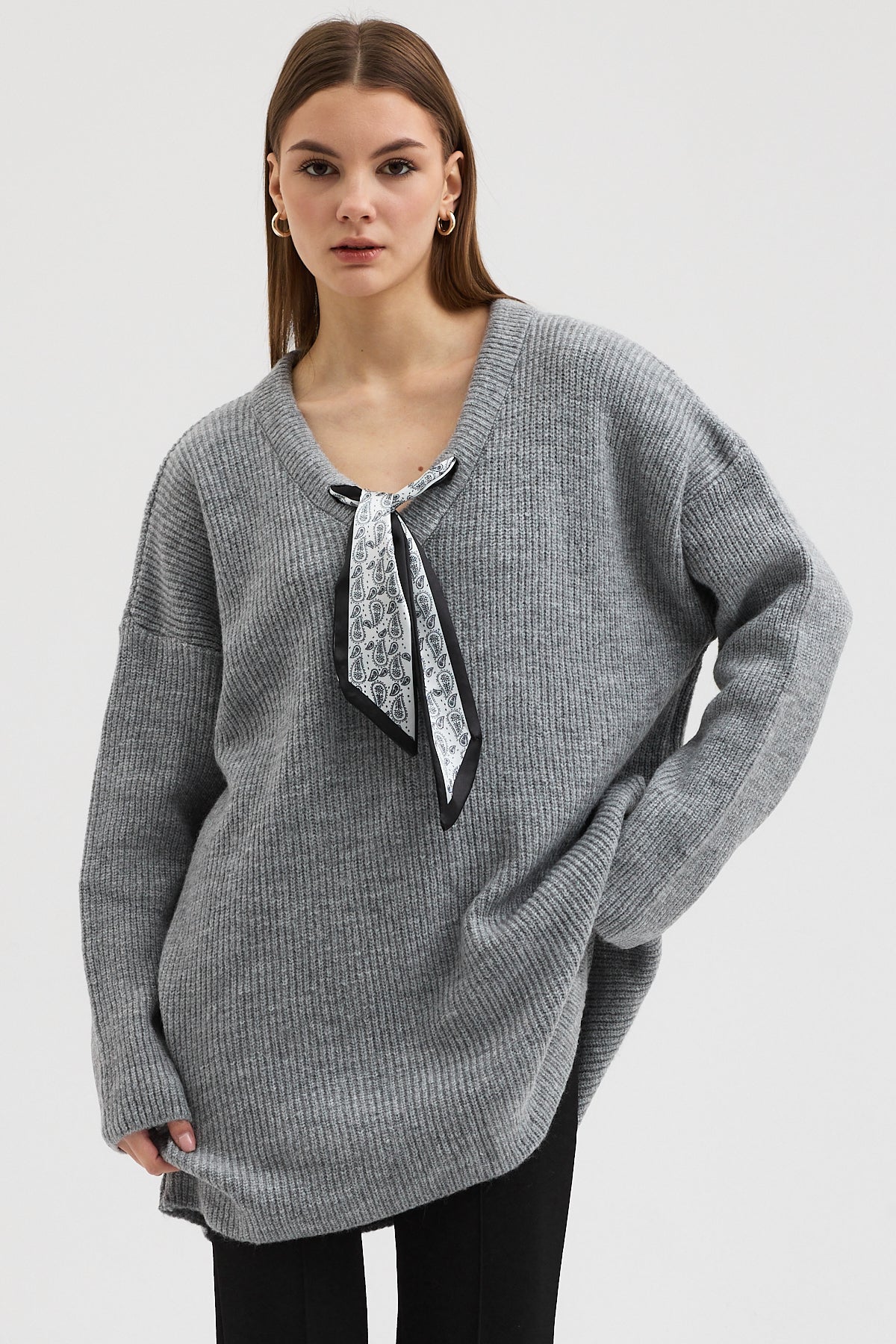 Sweter damski plus size 523