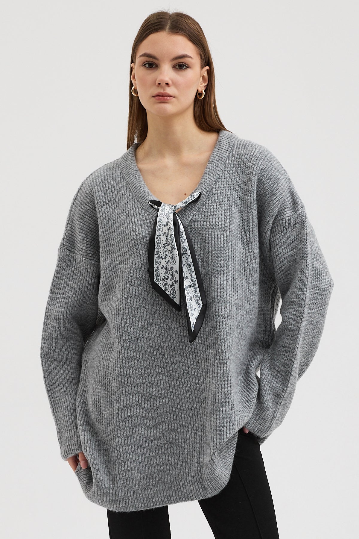 Sweter damski plus size 523