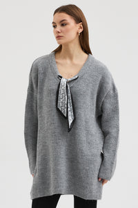 Sweter damski plus size 523