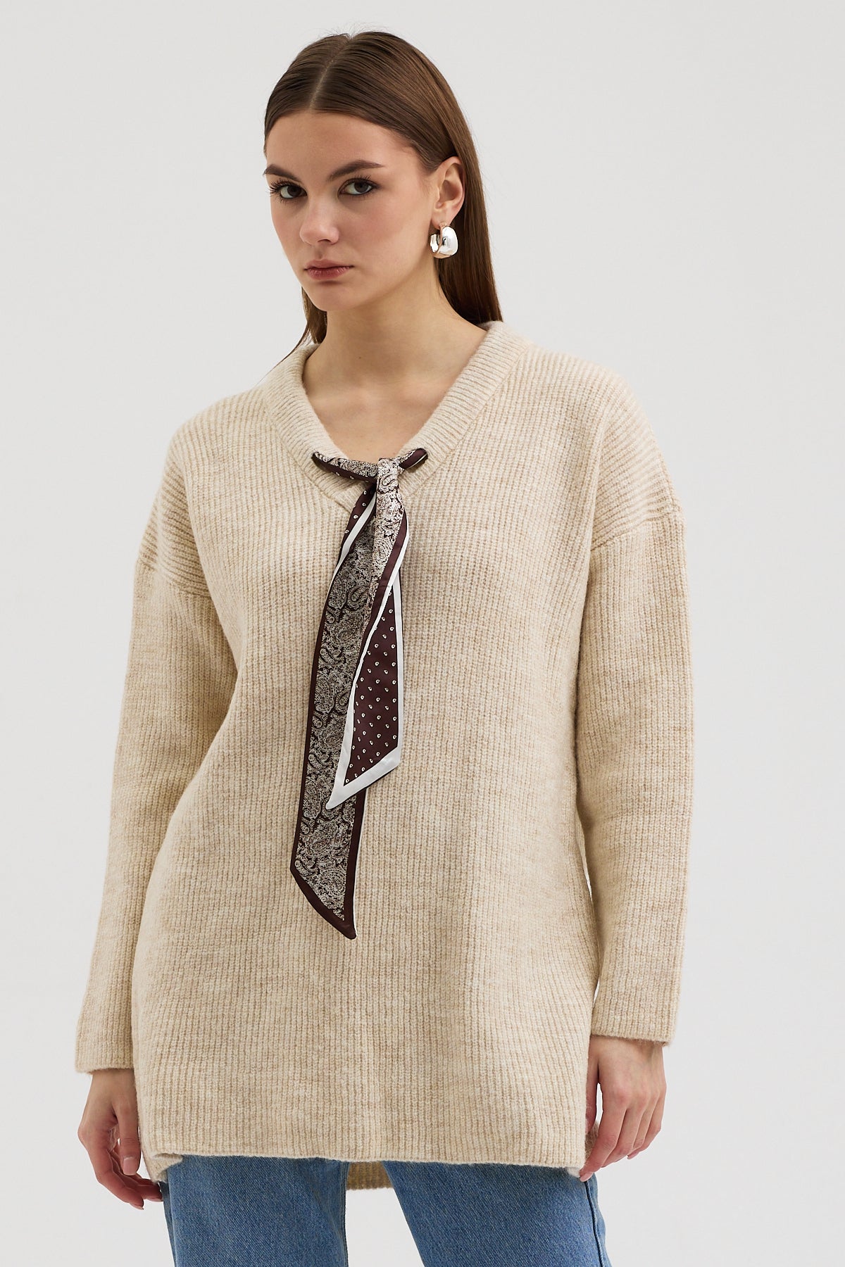 Sweter damski plus size 523