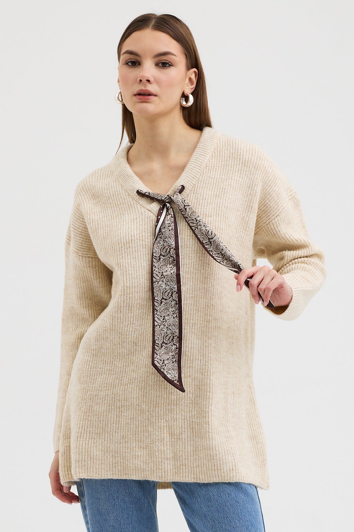 Sweter damski plus size 523