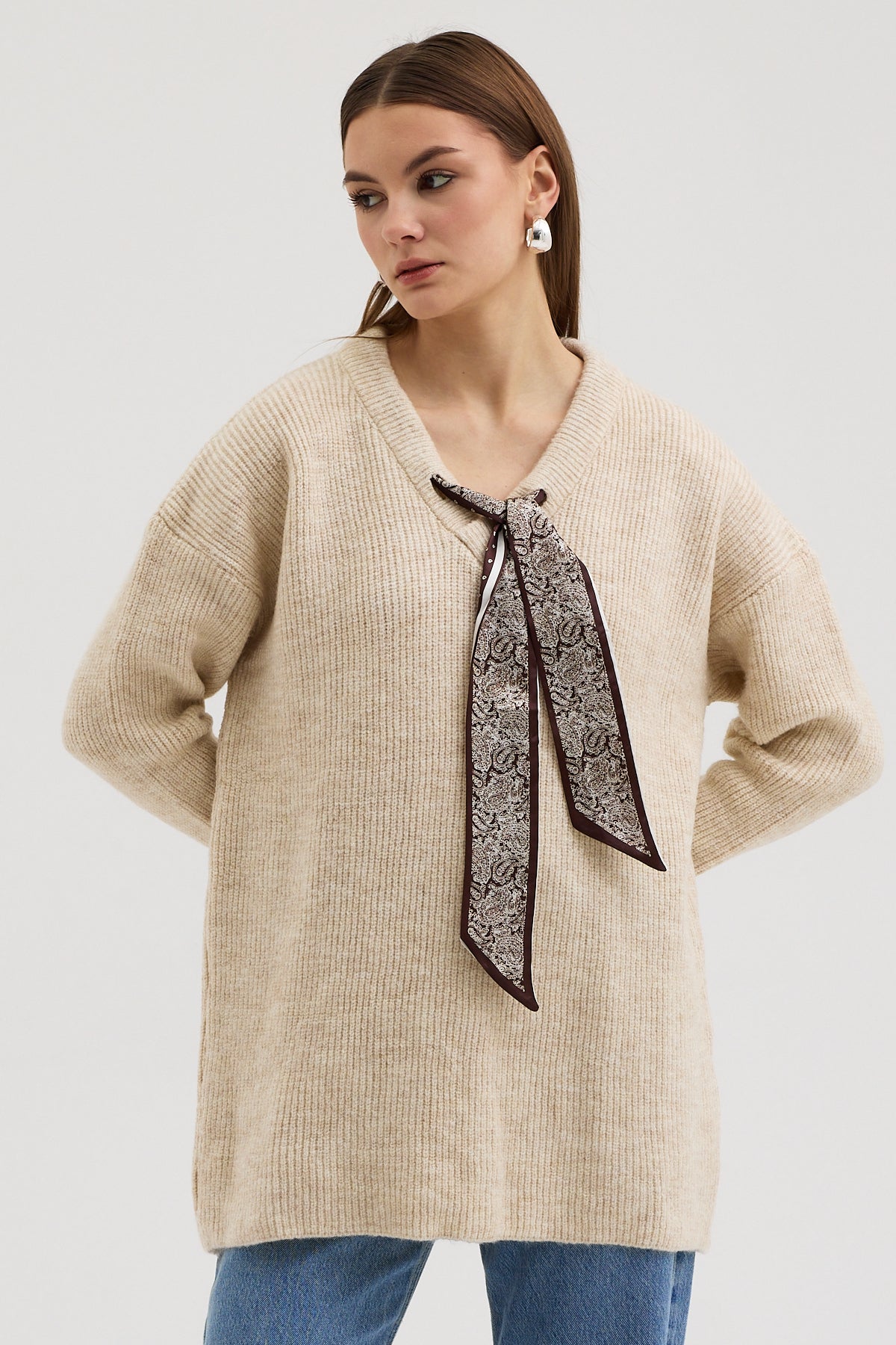 Sweter damski plus size 523