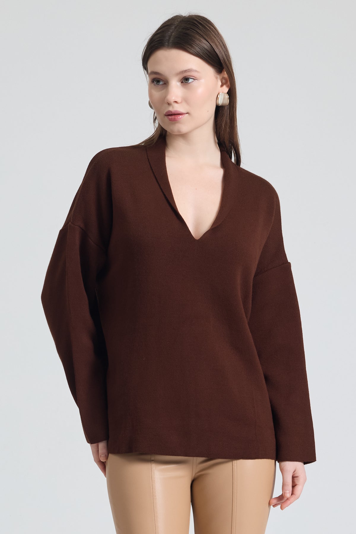 Sweter damski plus size 523
