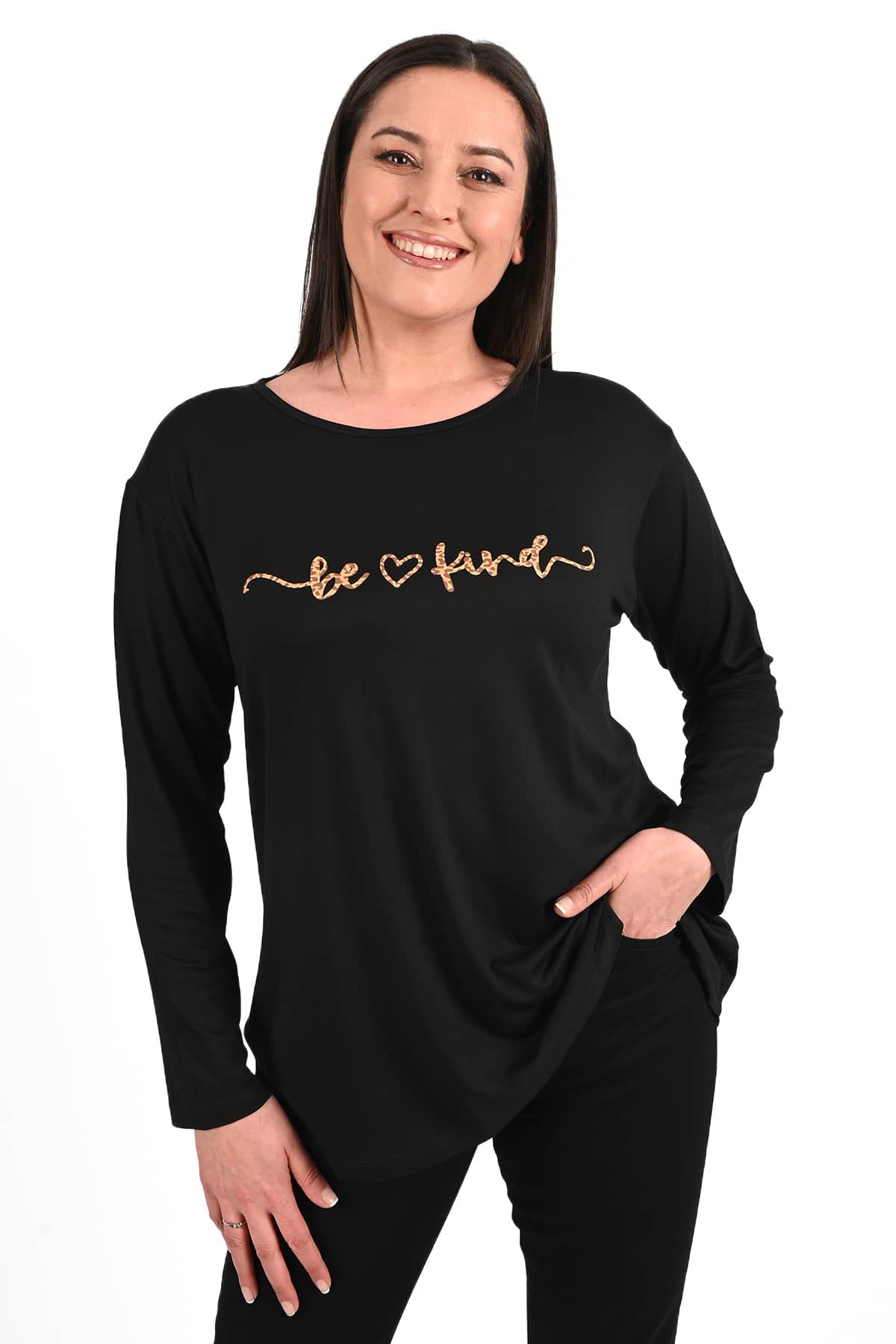 Bluzka damska w dużych rozmiarach Be Kind 1430-23