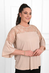 Bluza dama marimi mari dantela 1449-23