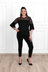 Bluza dama marimi mari dantela 1449-23