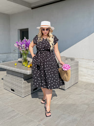 Sukienka damska plus size 1804