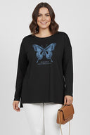 Bluzka koronkowa damska w dużym rozmiarze 1449-23