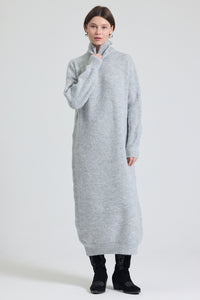 Rochie tricotata dama marimi mari 2018