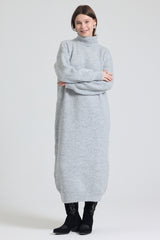 Rochie tricotata dama marimi mari 2018