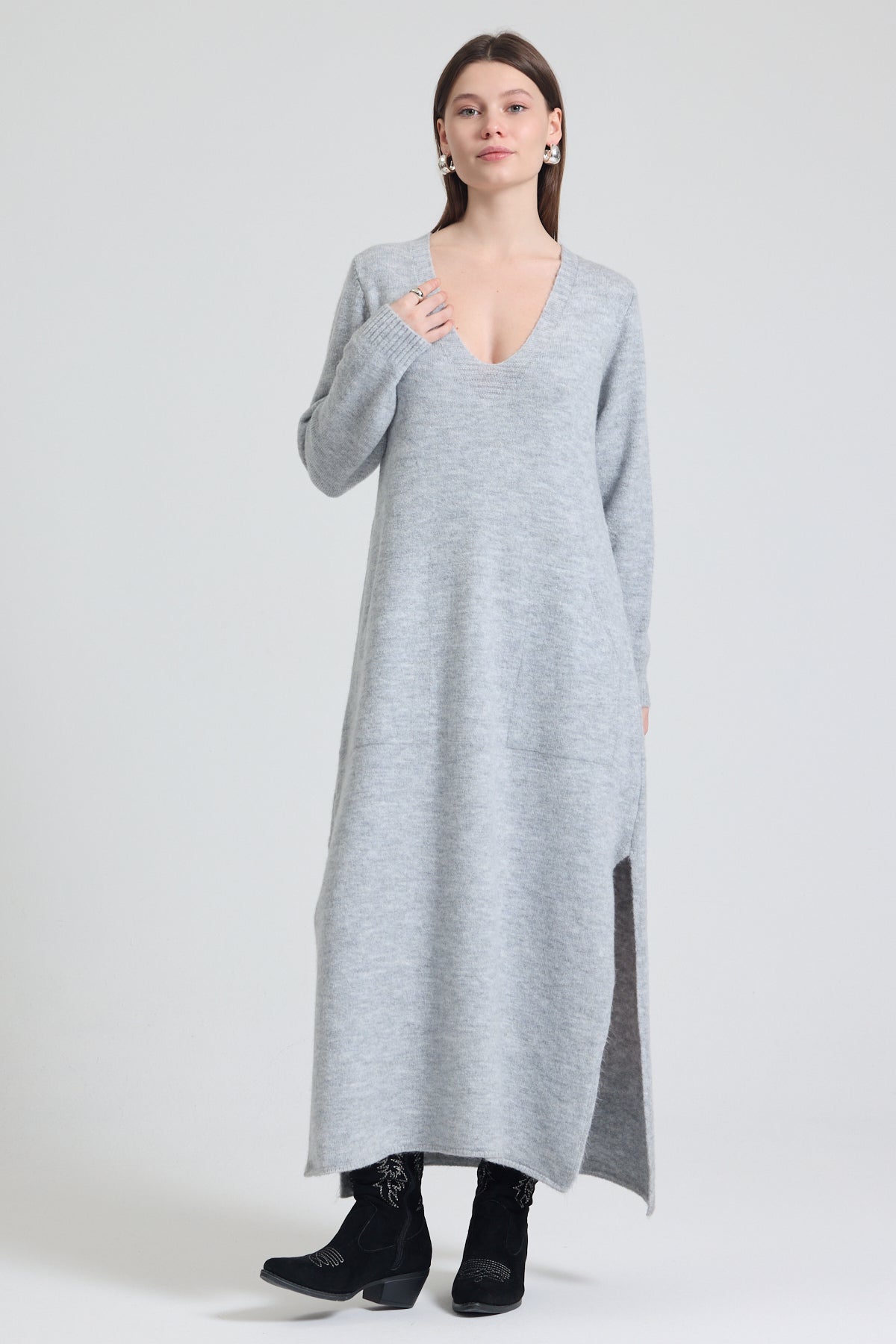 Sweter damski plus size 523