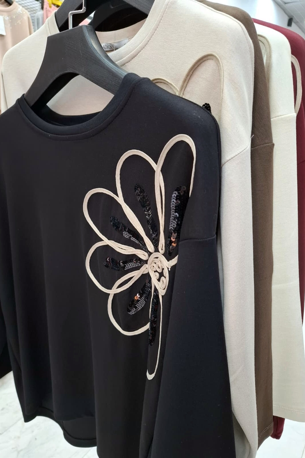 Bluzka koronkowa damska w dużym rozmiarze 1449-23