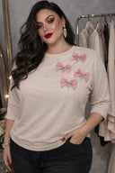 Bluzka koronkowa damska w dużym rozmiarze 1449-23