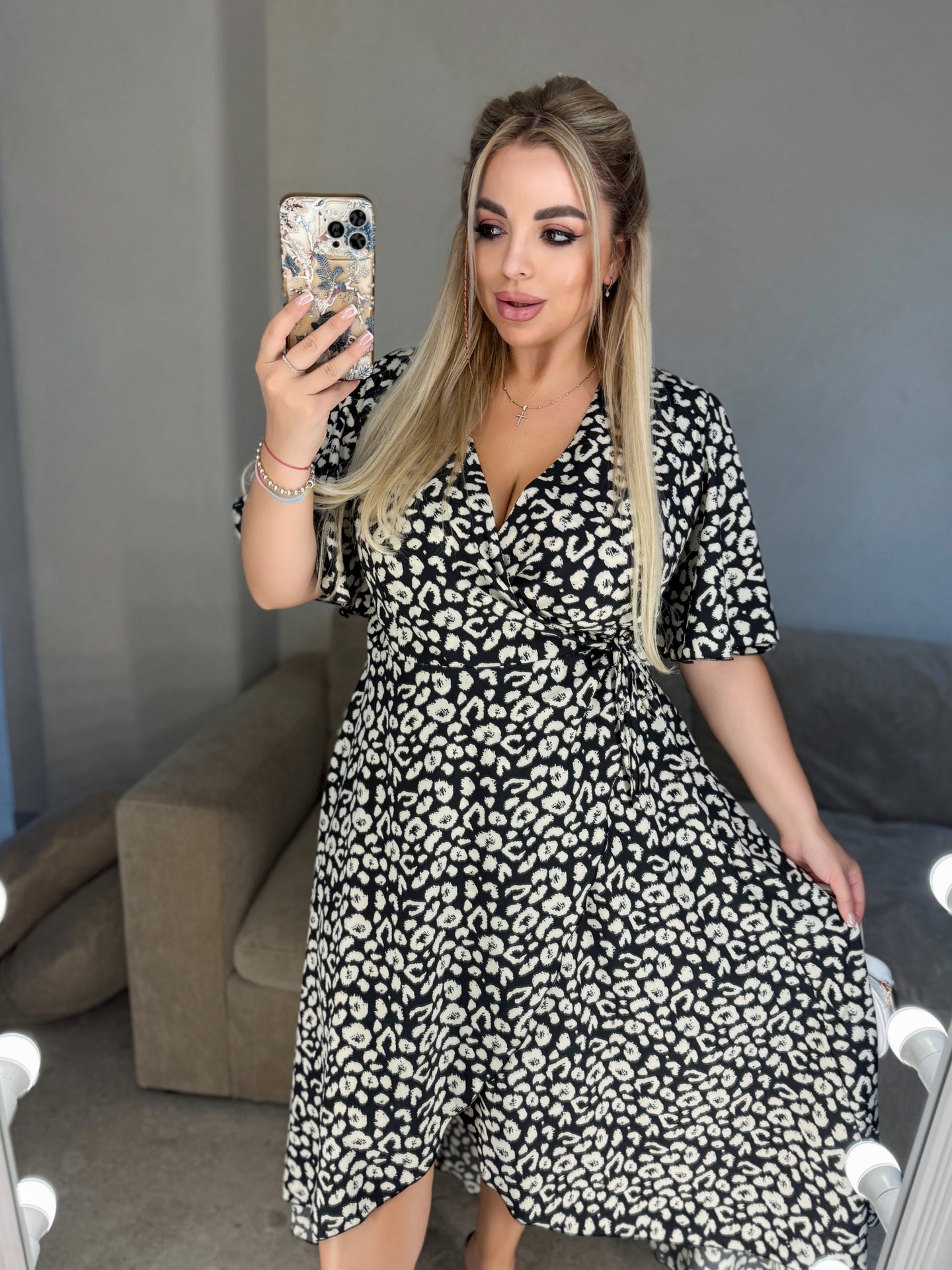 Sukienka damska plus size 2283