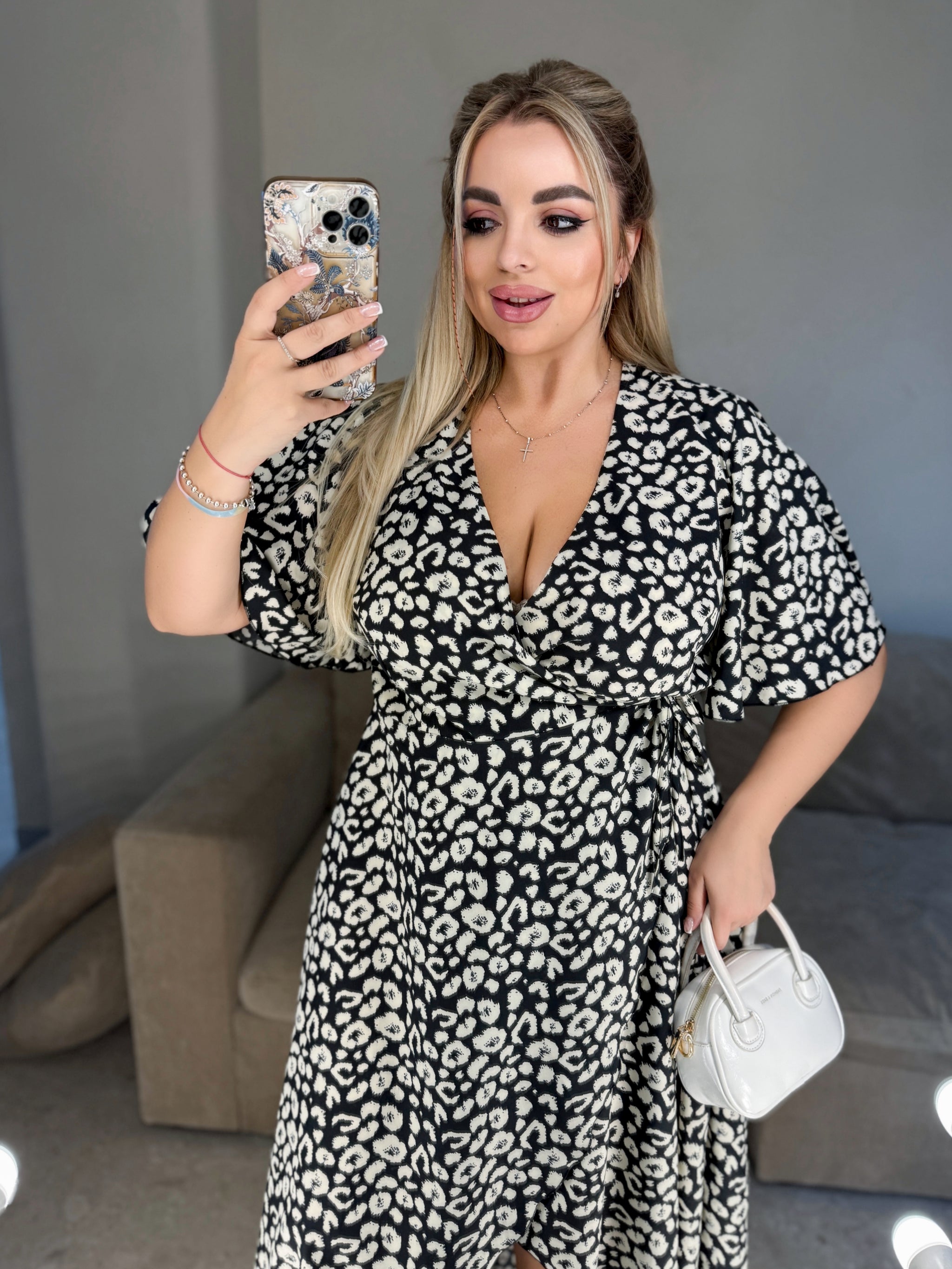 Sukienka damska plus size 2283