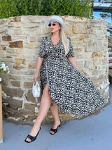 Sukienka damska plus size 2283