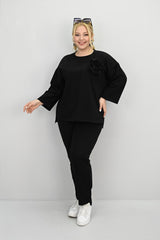 Dres damski duży rozmiar 8182