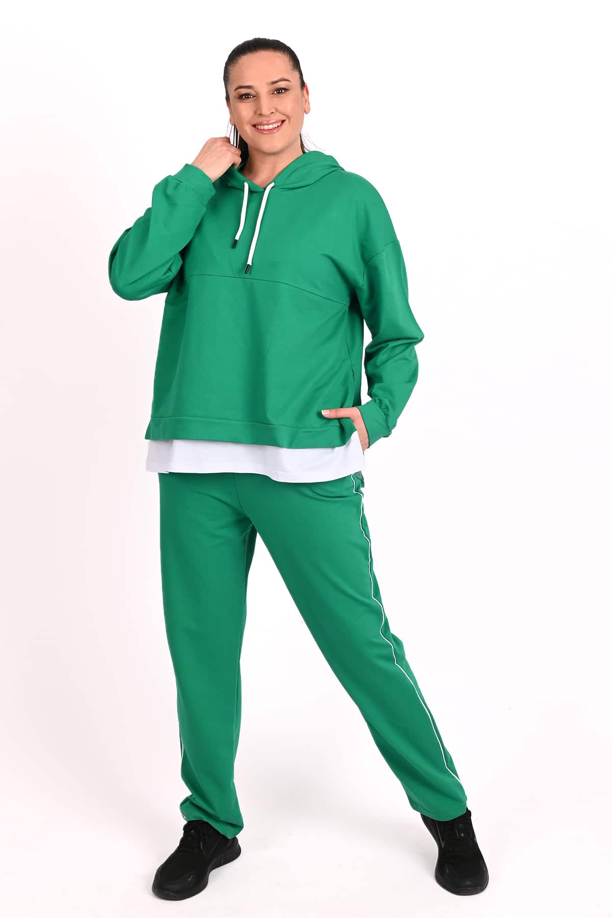 Dres damski duże rozmiary 3168-22