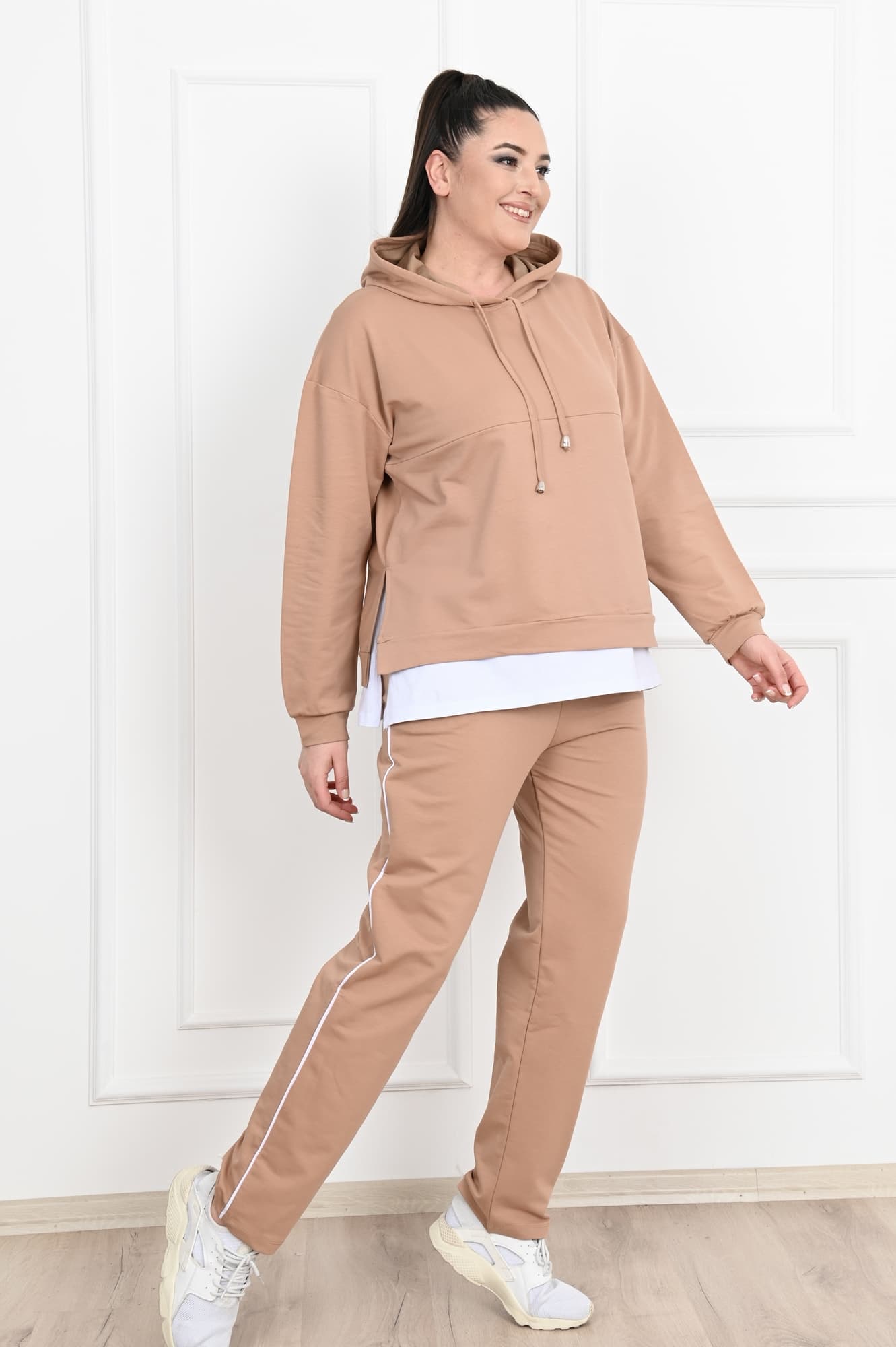 Dres damski duże rozmiary 3168-22