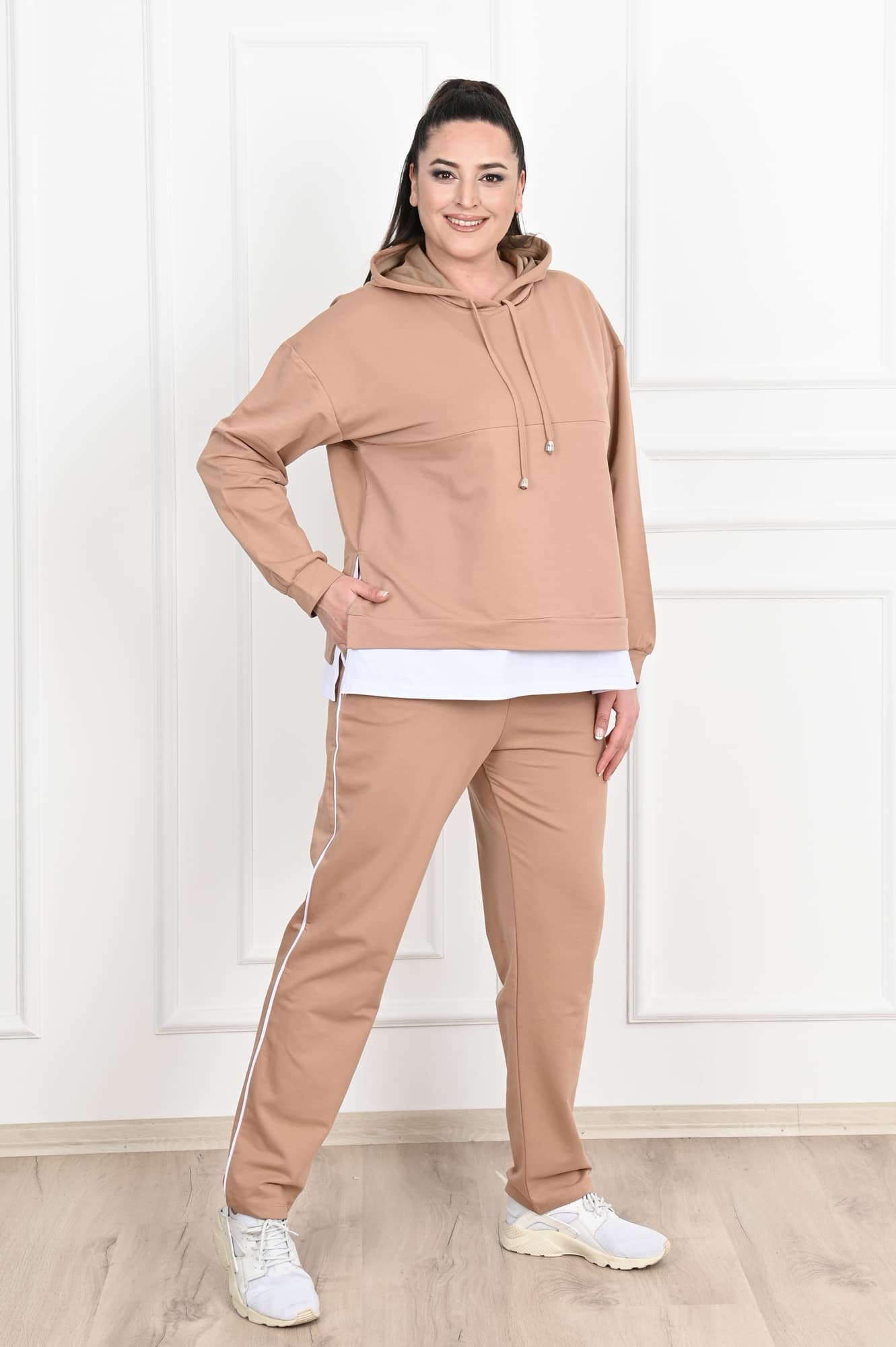 Dres damski duże rozmiary 3168-22