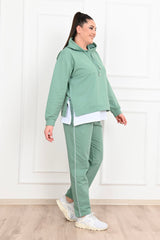 Dres damski duże rozmiary 3168-22