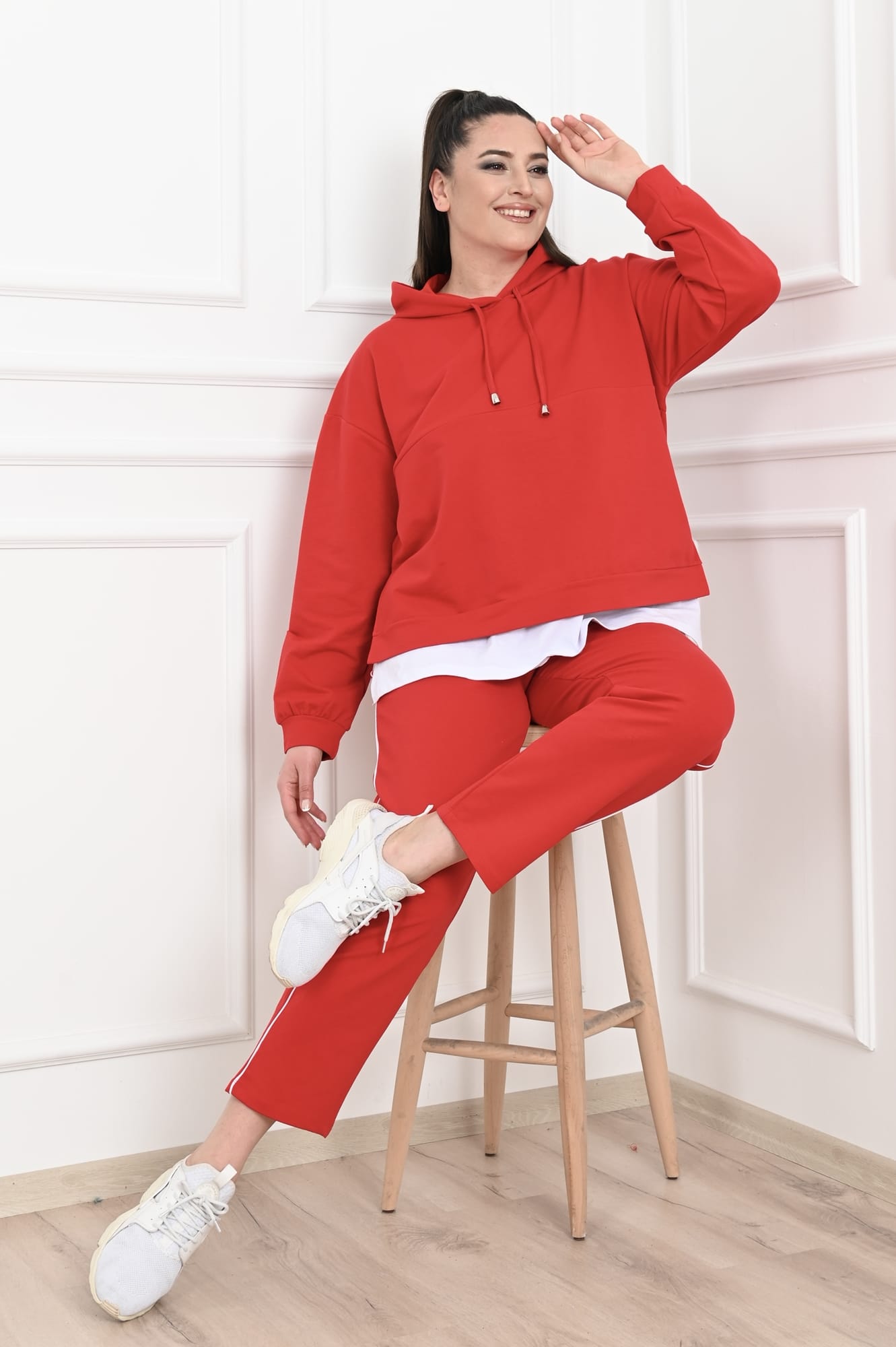 Dres damski duże rozmiary 3168-22