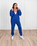 Dres damski plus size z ociepleniem gładki 3484-23