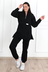 Dres damski plus size z pikowaniem, wzór 3545-23