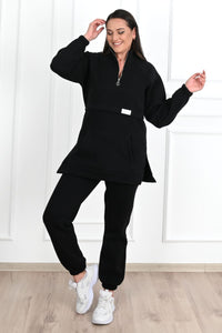 Dres damski plus size z pikowaniem, wzór 3545-23