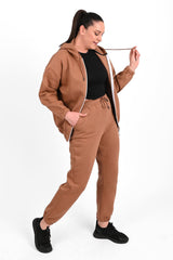 Trening dama marimi mari vatuit fermoar alb 3557-23