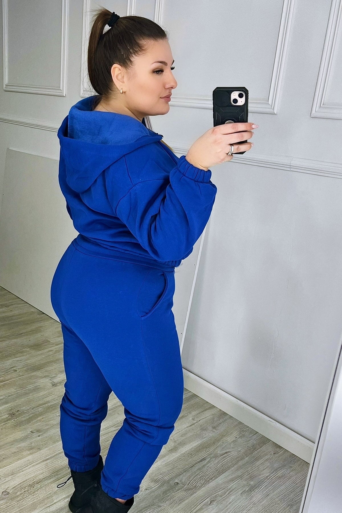 Trening dama marimi mari vatuit fermoar alb 3557-23