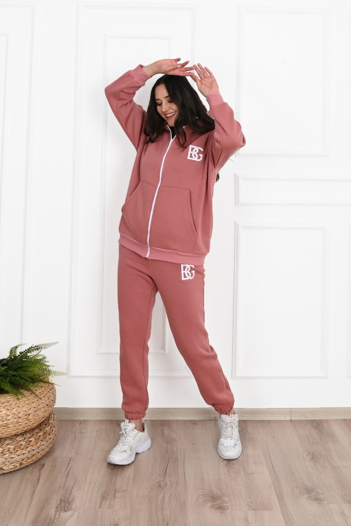 Dres damski plus size z ociepleniem BG 3586-23