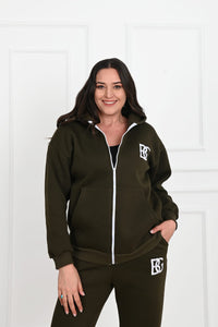 Dres damski plus size z ociepleniem BG 3586-23