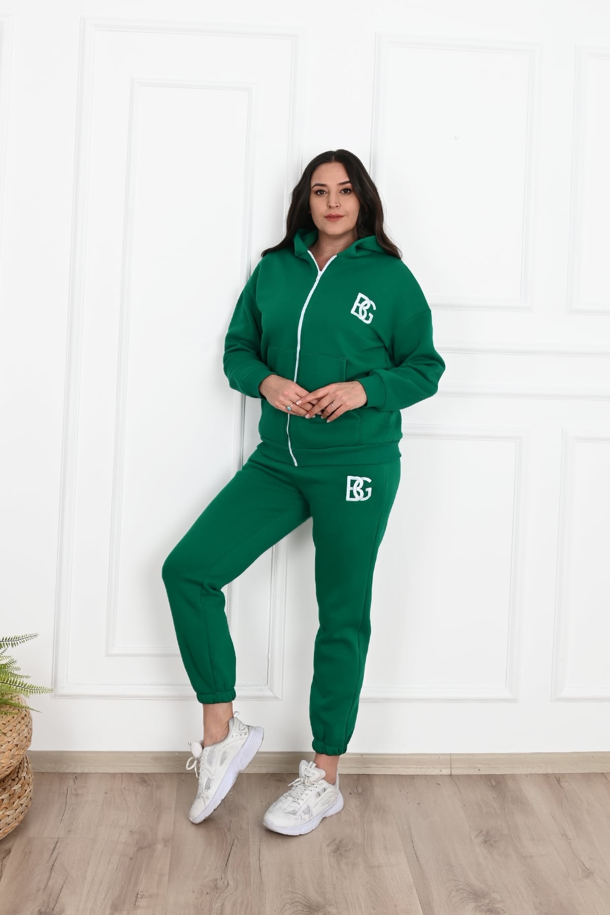 Dres damski plus size z ociepleniem BG 3586-23
