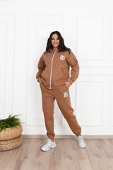 Dres damski plus size z ociepleniem BG 3586-23