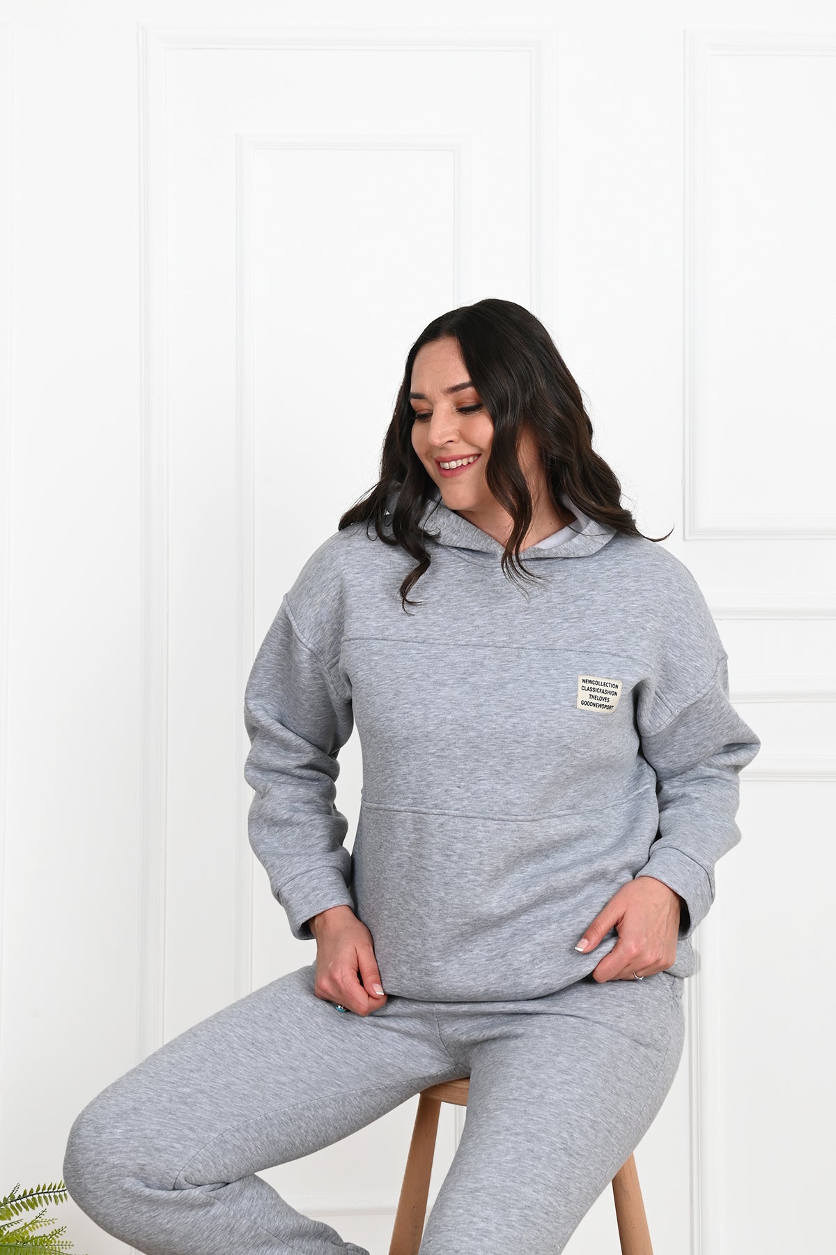 Dres damski plus size z ociepleniem Classic 3588-23