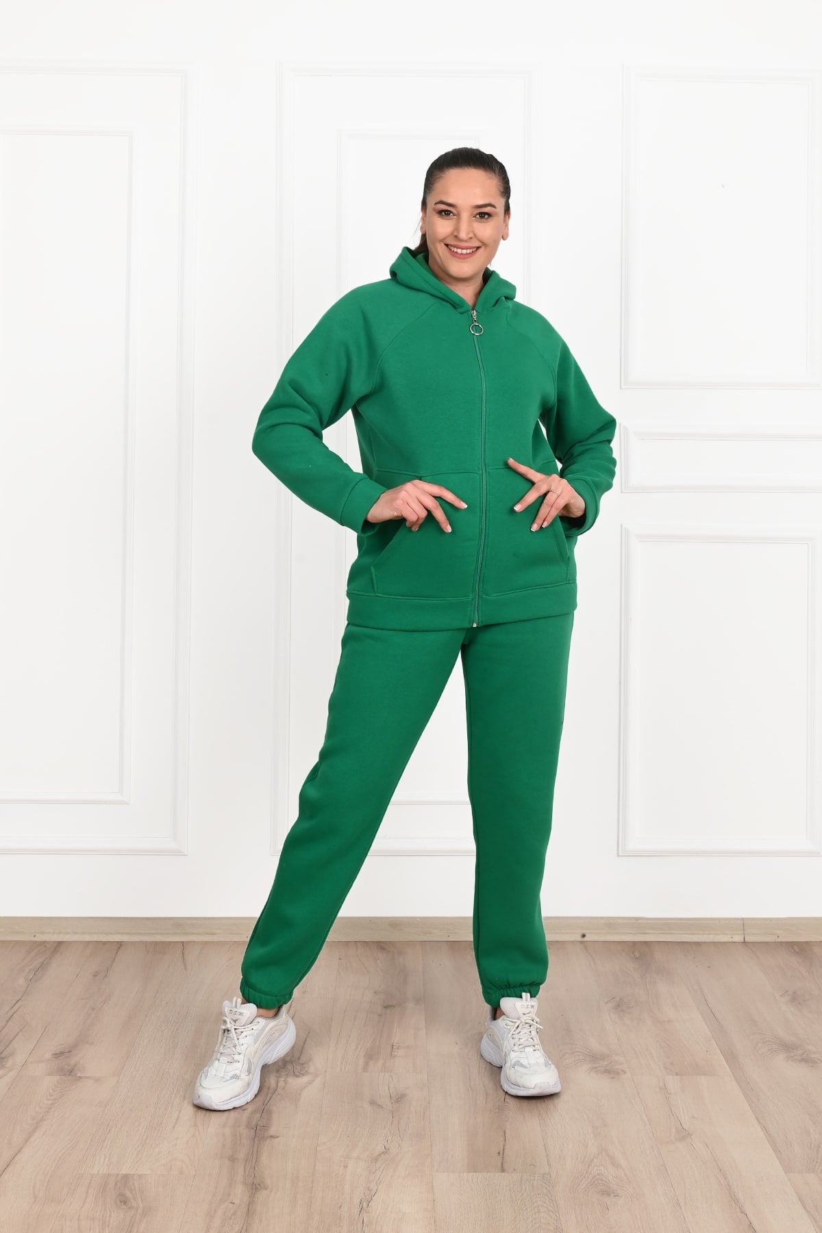 Dres damski plus size z ociepleniem 3601-23