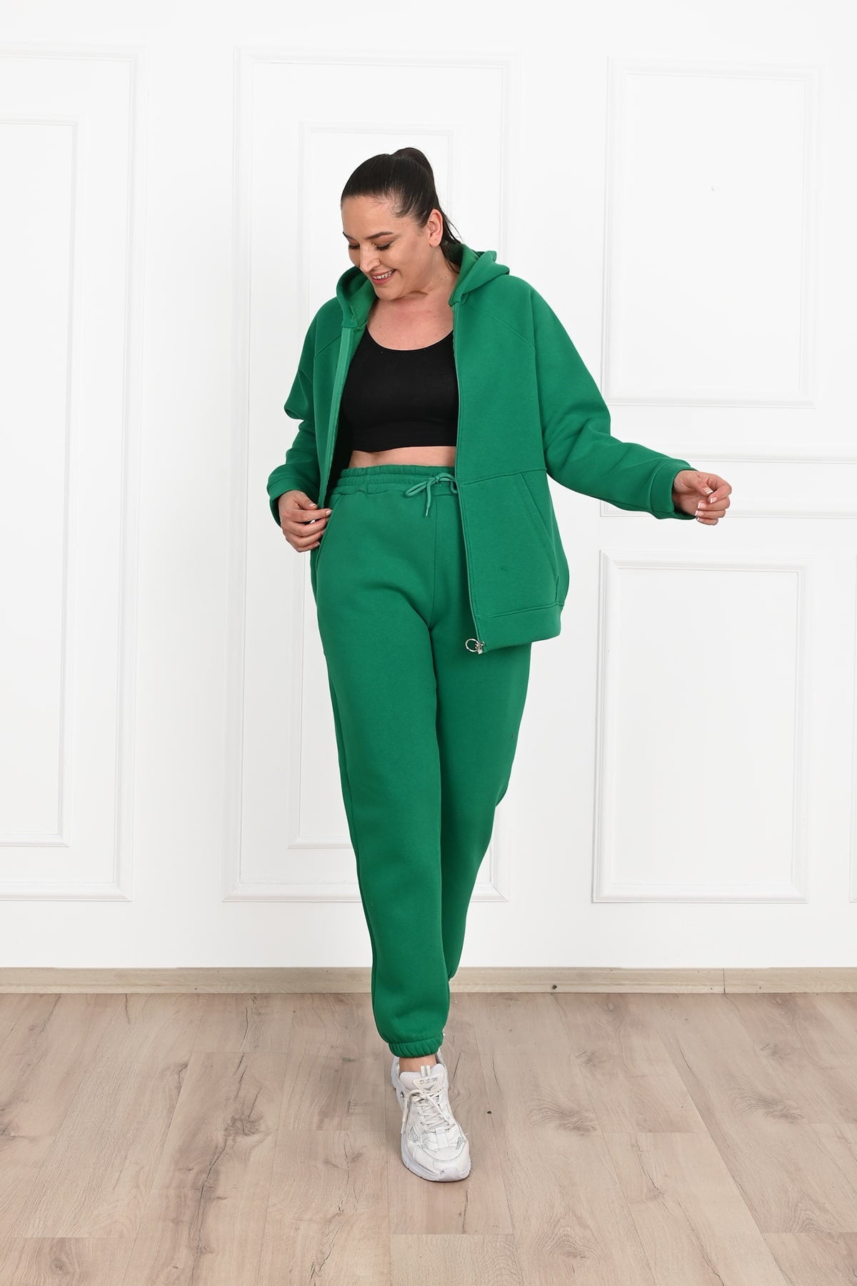 Dres damski plus size z ociepleniem 3601-23