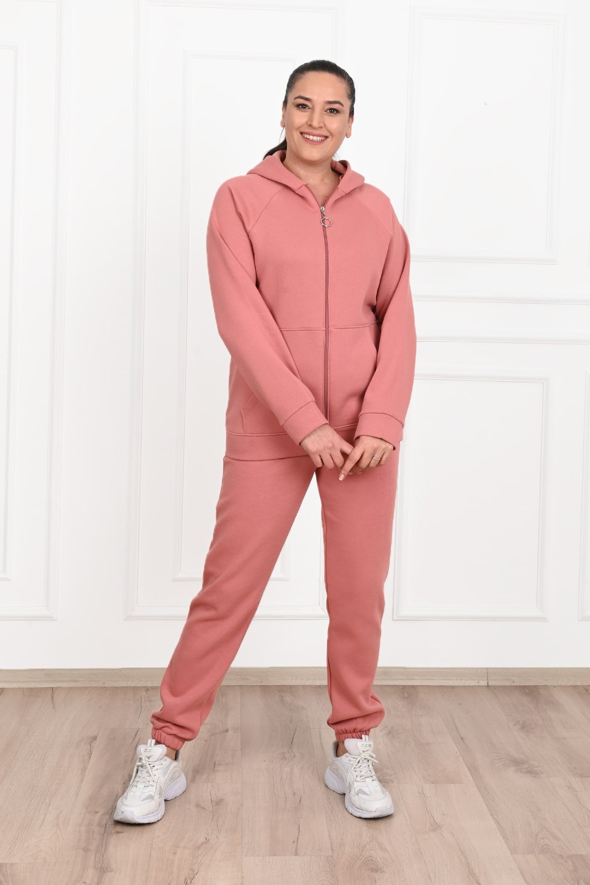 Dres damski plus size z ociepleniem 3601-23