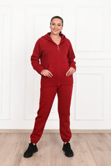 Dres damski plus size z ociepleniem 3601-23